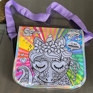 NEW🌈 DIY Color it Unicorn Kids Shoulder Bag accessory